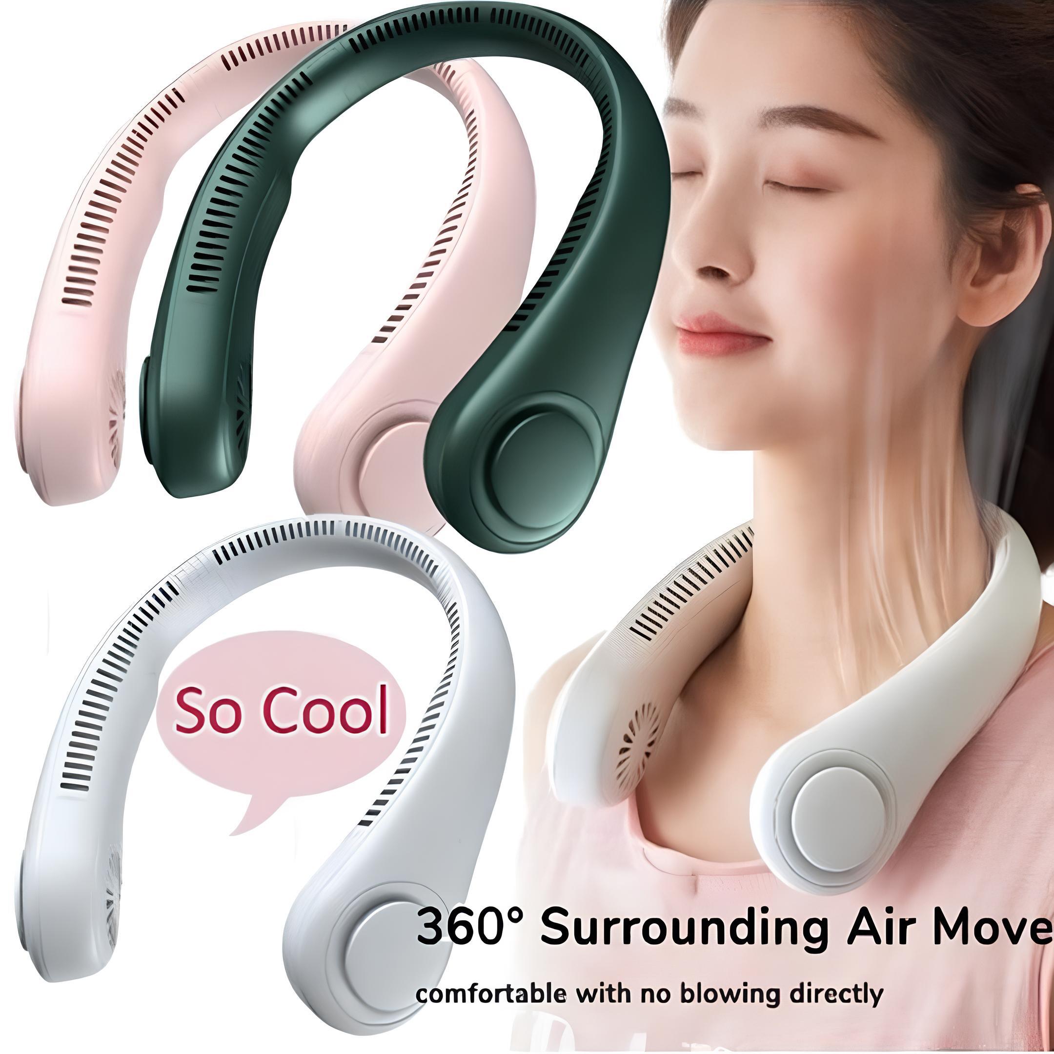 Portable neck fan